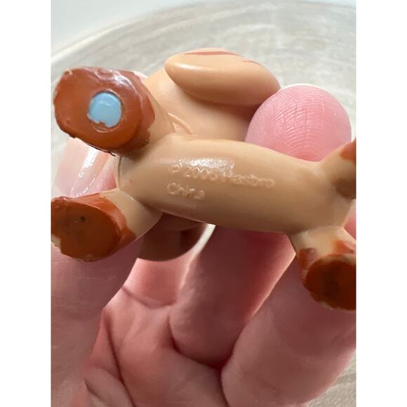 Littlest Pet Shop RARE #518 Dachshund Dog Brown Blue Eyes Tear Drop LPS *Read - Picture 5 of 6